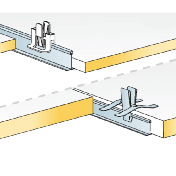 Hygiene Clips för 20 mm och 40 mm akustikskivor